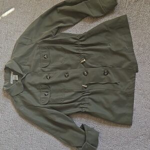 Requirements Olive Green Utility Jacket